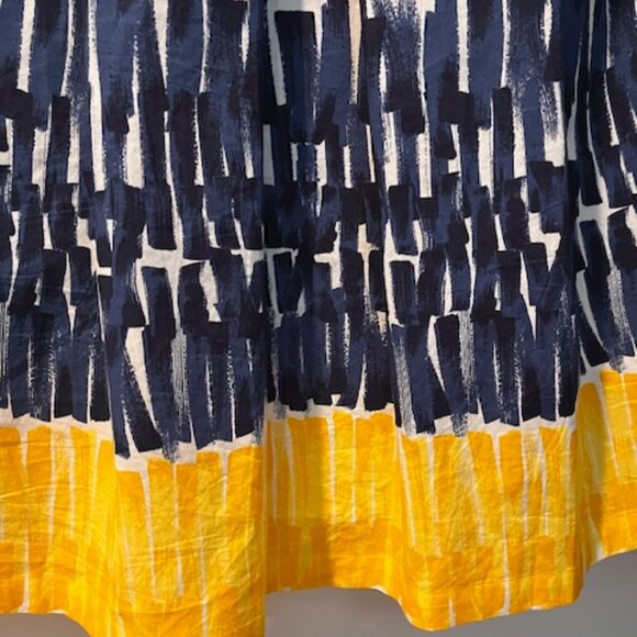 Weekend Max Mara Patata Blue Brush Strokes Shirt Dress - Picture 4 of 5